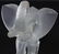 282: LALIQUE FRENCH CRYSTAL ELEPHANT FIGURE - 7