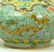 550: 18TH CENTURY CHINESE GREEN ENAMEL DRAGON VASE - 2