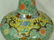 550: 18TH CENTURY CHINESE GREEN ENAMEL DRAGON VASE - 3