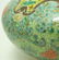 550: 18TH CENTURY CHINESE GREEN ENAMEL DRAGON VASE - 6