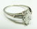 112: LADIES PLATINUM AND 1.00CT DIAMOND RING