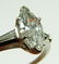 112: LADIES PLATINUM AND 1.00CT DIAMOND RING - 2