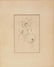 34: MARC CHAGALL INK ON PAPER OF DANCER & DOVES SIGNED - 2