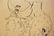 34: MARC CHAGALL INK ON PAPER OF DANCER & DOVES SIGNED - 4