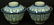 181: Pr 19th C CHINESE BLUE & WHITE PORCELAIN TEA BOWLS