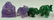 4 CHINESE CARVED MALACHITE & AMETHYST ITEMS