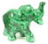 4 CHINESE CARVED MALACHITE & AMETHYST ITEMS - 5