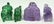 4 CHINESE CARVED MALACHITE & AMETHYST ITEMS - 6