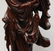 LARGE CHINESE CARVED WOOD FISHERMAN FIGURE - 3