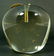 VINTAGE CARTIER CRYSTAL & GILT APPLE PAPERWEIGHT - 3