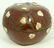 CHINESE PEACH FORM LACQUER BOX W/ OX BONE APPLIQUE - 4