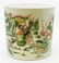 19th C CHINESE WUCAI PORCELAIN BRUSH WARRIORS POT