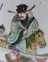 19th C CHINESE WUCAI PORCELAIN BRUSH WARRIORS POT - 4