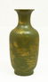 19th CENTURY CHINESE GREEN AND GOLD VASE - 2
