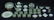 49 WEDGWOO GREEN JASPERWARE DINNERWARE PIECES