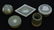 49 WEDGWOO GREEN JASPERWARE DINNERWARE PIECES - 6