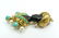 NARDI STYLE 18K YELLOW GOLD PEARL BLACKAMOOR PIN - 3