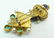 NARDI STYLE 18K YELLOW GOLD PEARL BLACKAMOOR PIN - 7