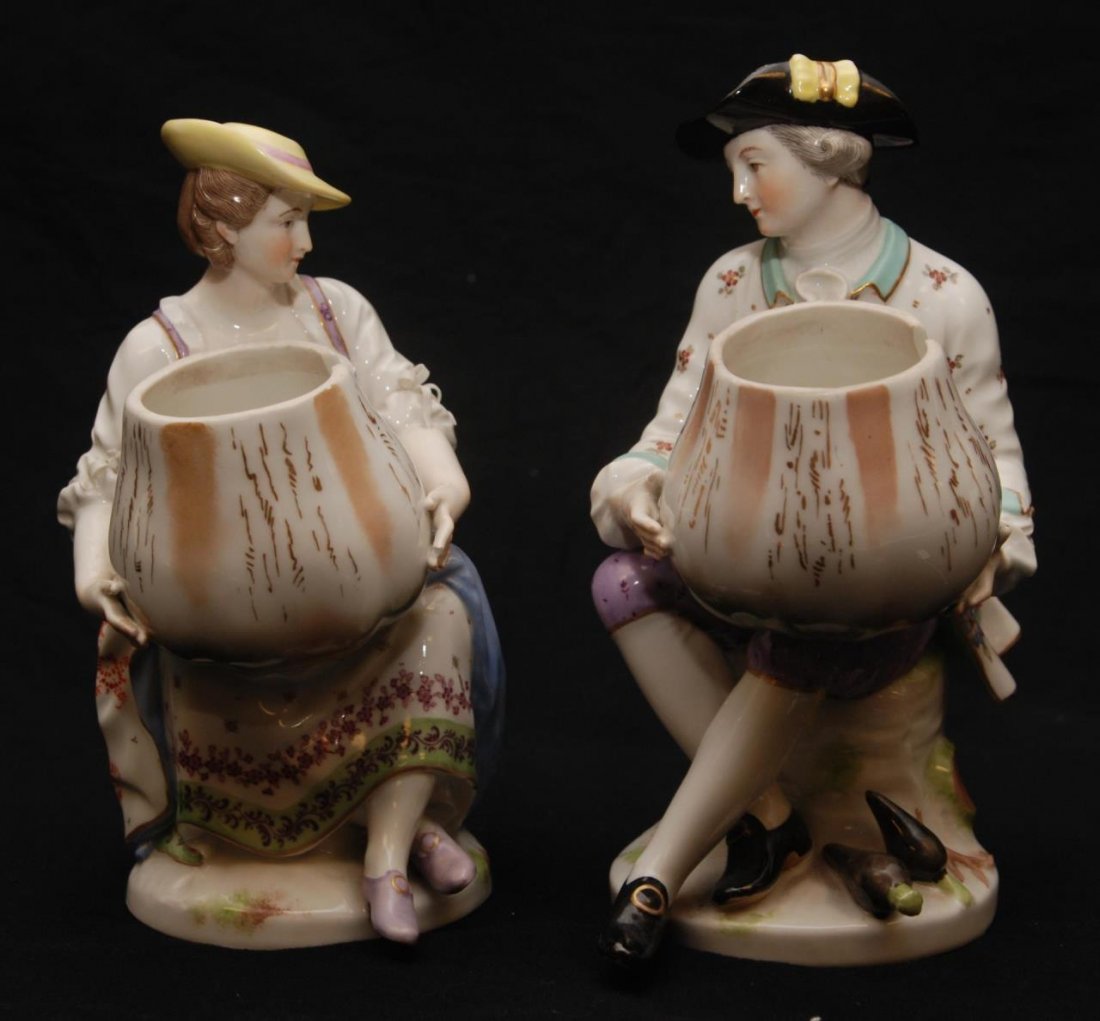 Pr 19th Century Kpm Figurines