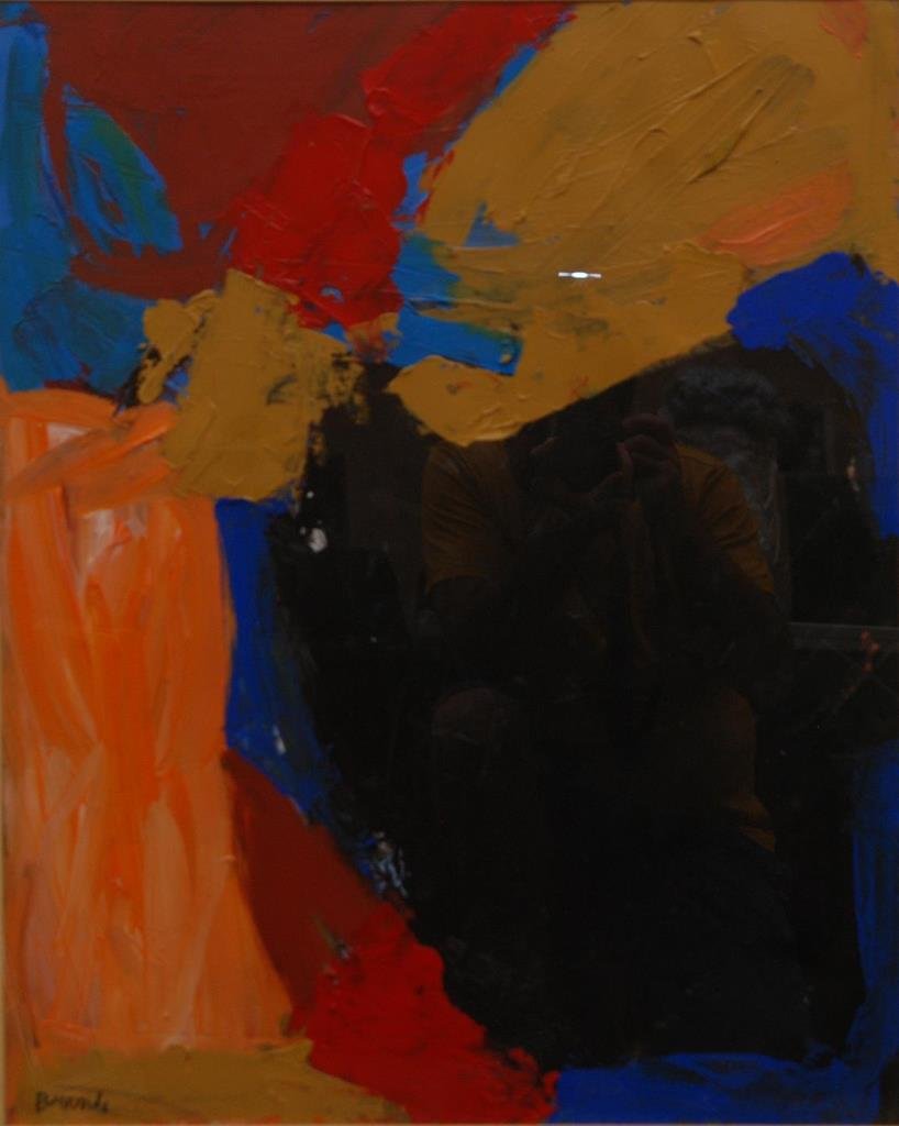 EUGENE BRANDS (1913-2002) GOUACHE PAPER ABSTRACT: EUGENE BRANDS (1913-2002) GOUACHE PAPER ABSTRACT Often Eugene Brands was in one breath with the CoBrA movement; yet he belonged only briefly to this movement. After the infamous joint exhibition at th