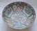 ANTIQUE LARGE ROSE MEDALLION PUNCH BOWL - 2