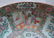 ANTIQUE LARGE ROSE MEDALLION PUNCH BOWL - 4