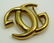 VINTAGE GUCCI ITALY GOLD TONE BELT BUCKLE