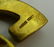 VINTAGE GUCCI ITALY GOLD TONE BELT BUCKLE - 4