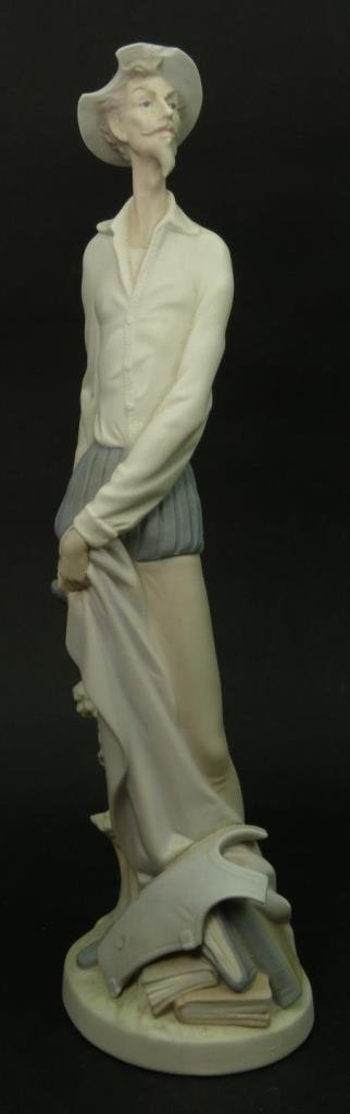 LLADRO DON QUIXOTE STANDING UP NO. 4854: LLADRO DON QUIXOTE STANDING UP NO. 4854 Measures 11-3/4" tall (29.84cm). Total weight 581.1g