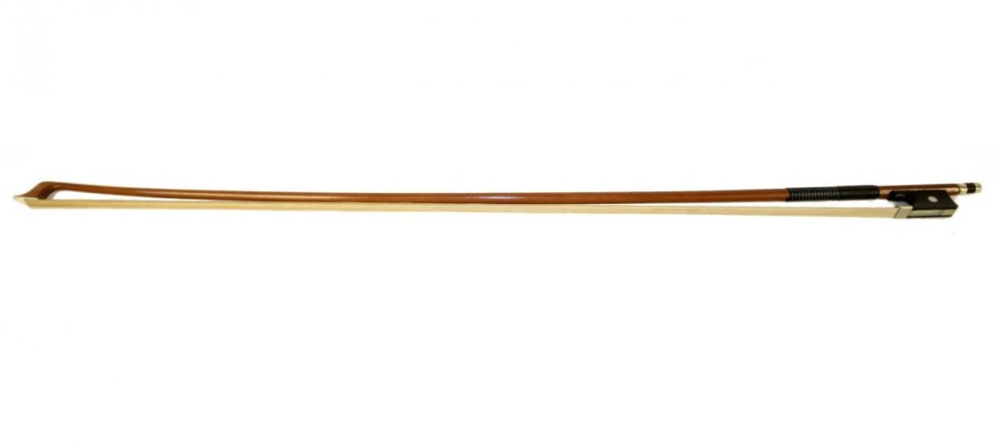 GUSTAV PRAGER VIOLIN BOW CIRCA 1920 GERMAN: Gustav Prager German violin bow. Prager was on of the most prolific bow makers of the early 20th century. Measures 29" (73.66cm) Length. Signed on handle "Prager". Total weight 58g.
