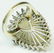 LADIES 14KT WHITE GOLD, DIAMOND OPAL COCKTAIL RING - 4