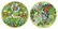 PAIR OF BJORN WIINBLAD ROSENTHAL FAIRYTALE PLATES