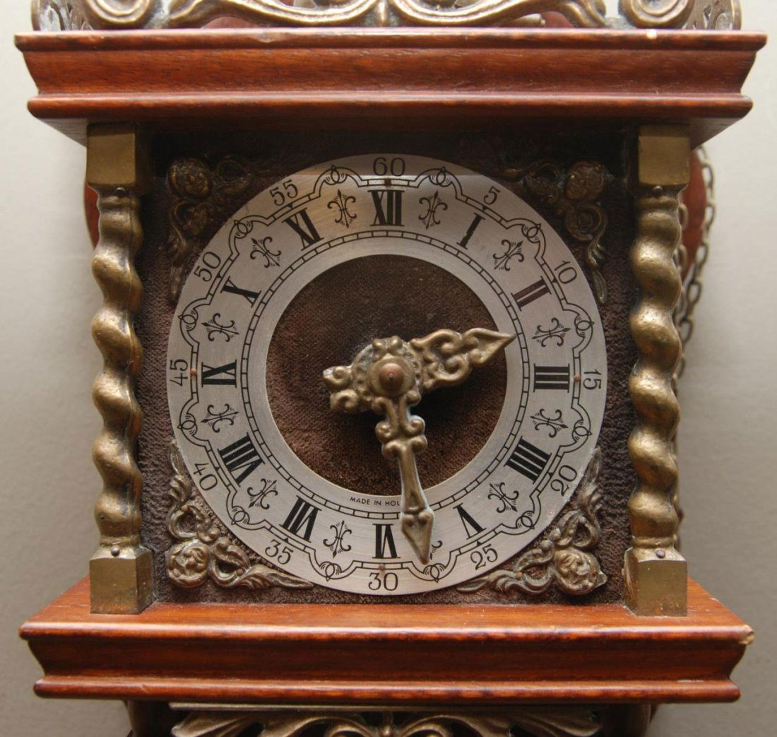 VINTAGE GERMAN ATLAS CLOCK, BADISCHE MOVEMENT