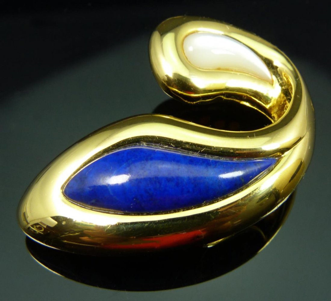 VINTAGE KAI-YIN LO DESIGNER VERMEIL PIN PENDANT (1 of 5)