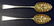 2 ANTIQUE ENGLISH LONDON STERLING BERRY SPOONS