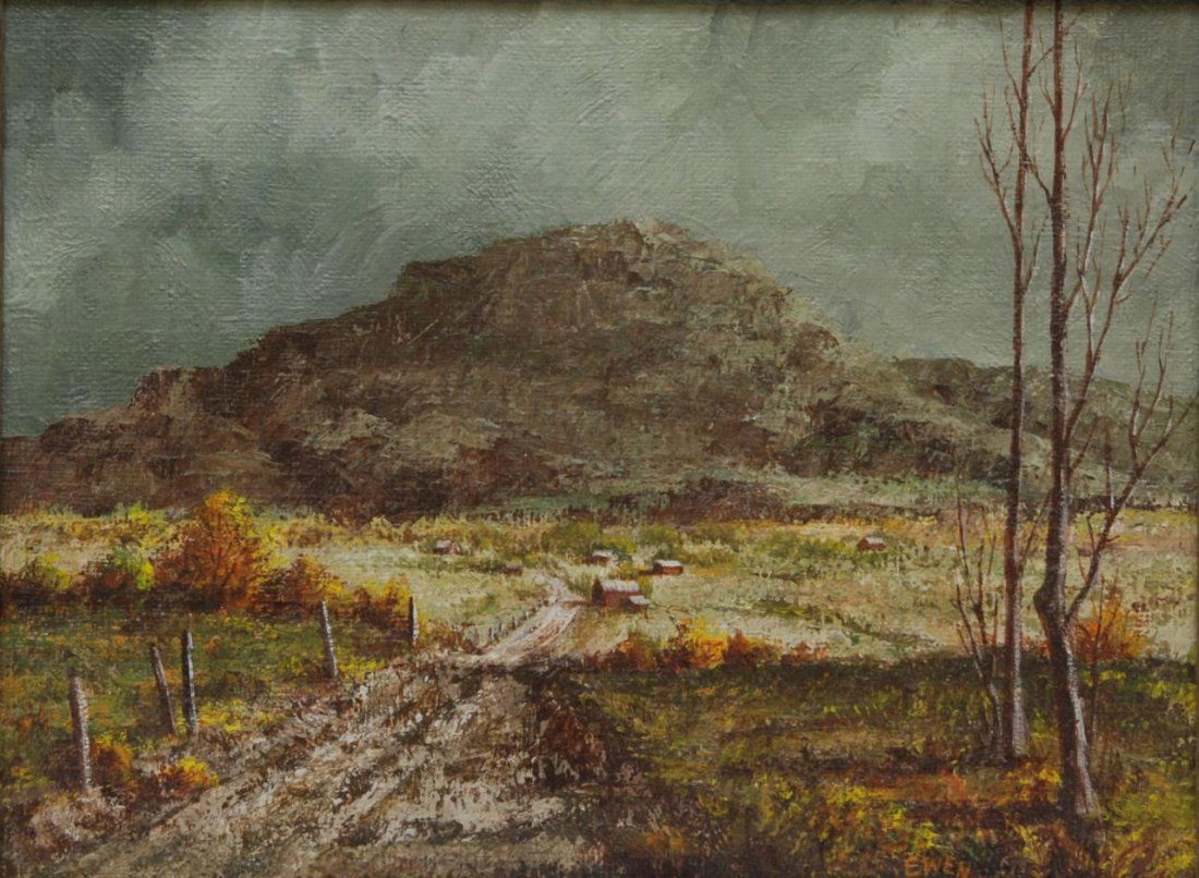 WILLIAM EWEN (1925-2002) OIL PAINTING ON BOARD (1 of 6)