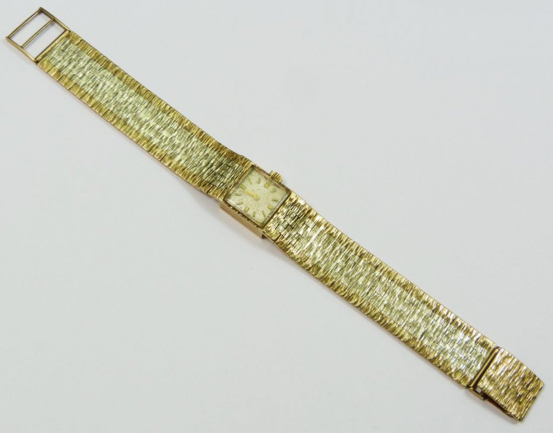 ROGERS JEWELRY CO SWISS 9K YG WRIST WATCH (1 of 5)