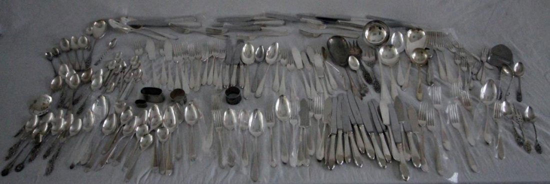 172 PIECES OF GERO HEAVY PLATE FLATWARE ITEMS+ (1 of 10)