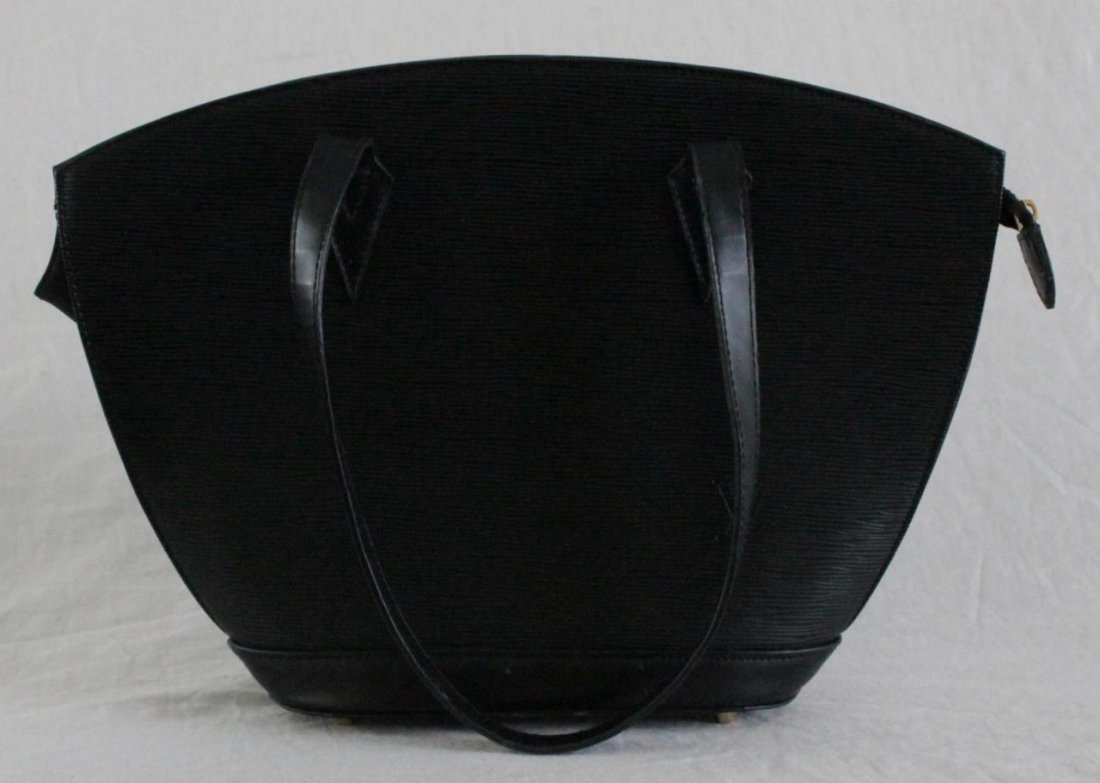 LOUIS VUITTON SAINT JACQUES BLACK EPI LEATHER BAG (1 of 8)