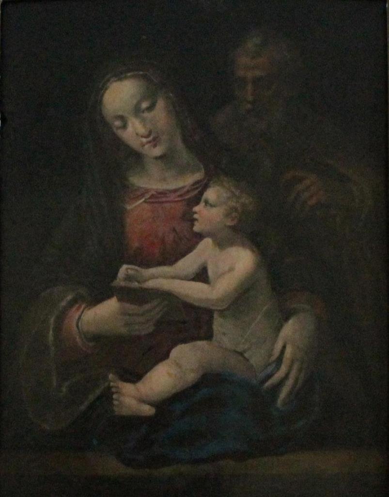 18th C ITALIAN SCHOOL RELIGIOUS OIL ON BOARD (1 of 7)