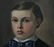 EARLY 20TH.C AMERICAN FOLK ART BOY PORTRAIT - 4