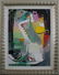 LAYLA ALI CUBIST GOUACHE PAINTING ON BOARD - 2
