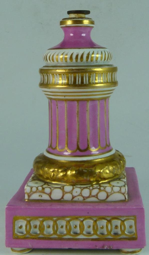 18th C AGUSTUS REX MEISSEN PORCELAIN BASE (1 of 7)