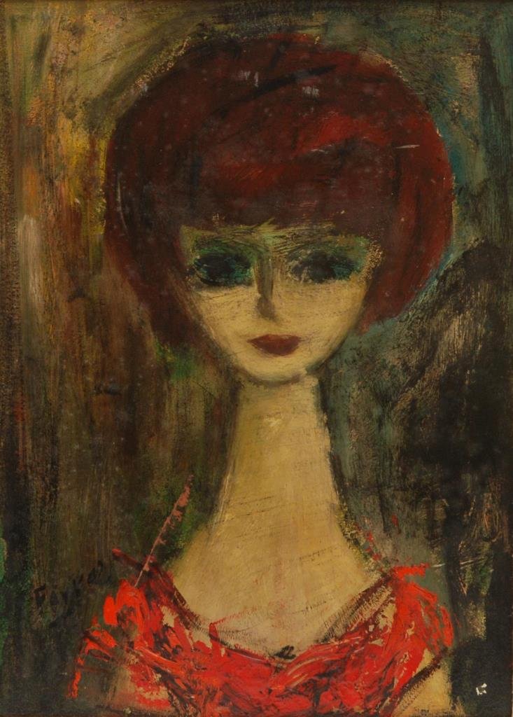 L. FERRER (SPANISH, B. 1928) OIL PAINTING ON BOARD (1 of 6)