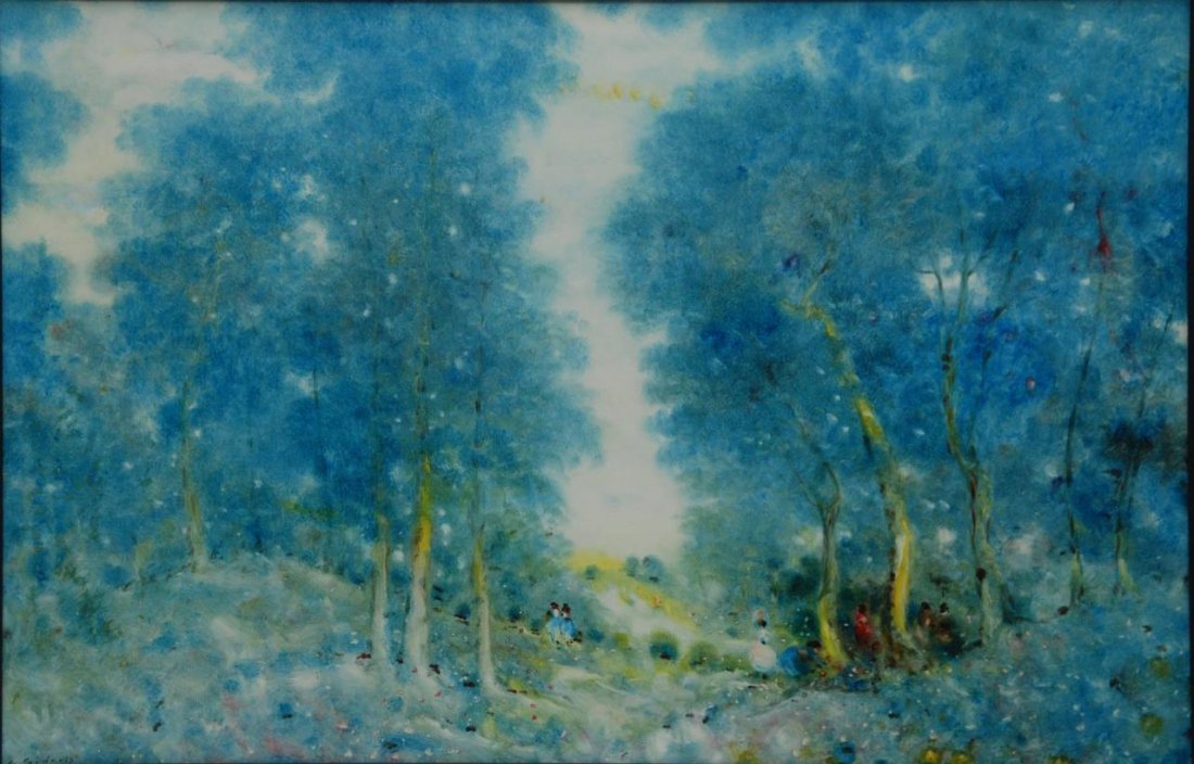 STEPHANOS SIDERIS LANDSCAPE OIL PAINTING ON CANVAS (1 of 7)