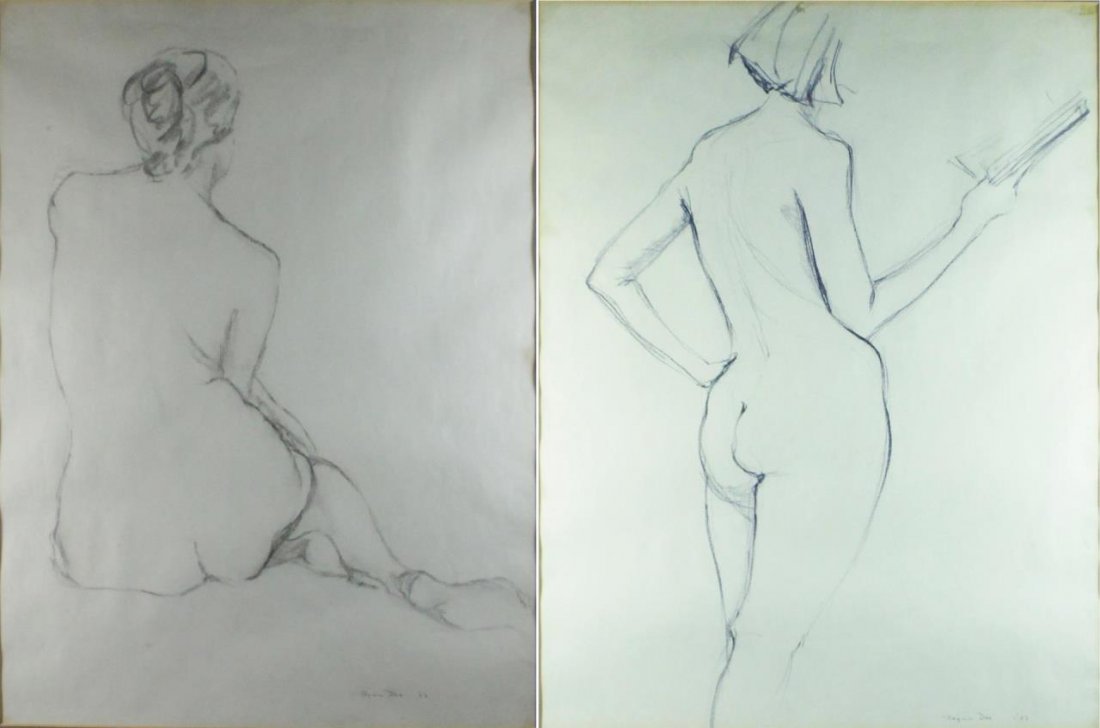 2 REGINA DEE ARTISTS PENCIL SKETCHES (1 of 9)