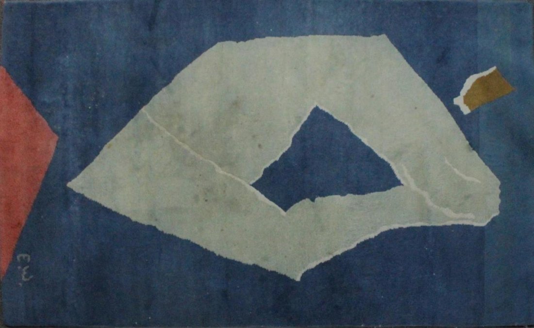 SIGNED CARPET WITH ABSTRACT DESIGN, E. W. (1 of 7)