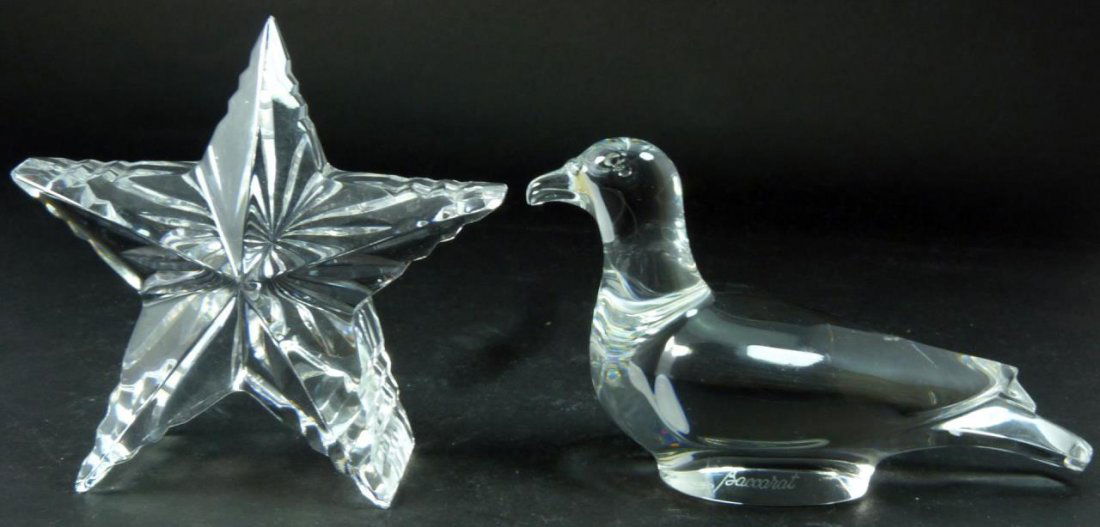 2 CONTINENTAL CRYSTAL ITEMS, BACCARAT WATERFORD (1 of 9)