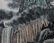 CHINESE WATER COLOR ON SILK LANDSCAPE SCENE SCROLL - 5