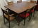 MID CENTURY MODERN STYLE DINING TABLE w CHAIRS